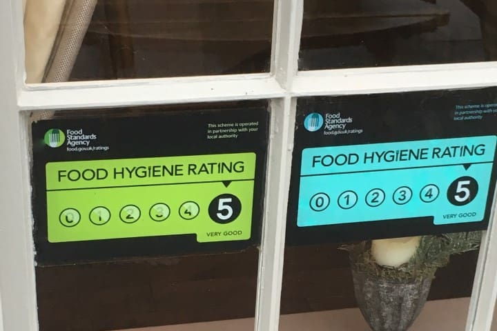 window stickers showing colour fade